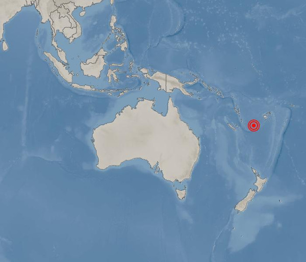 피지 앞바다 지진 (기상청 제공)